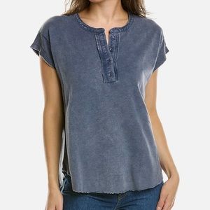 Splendid Blue Alessia Henley T-Shirt